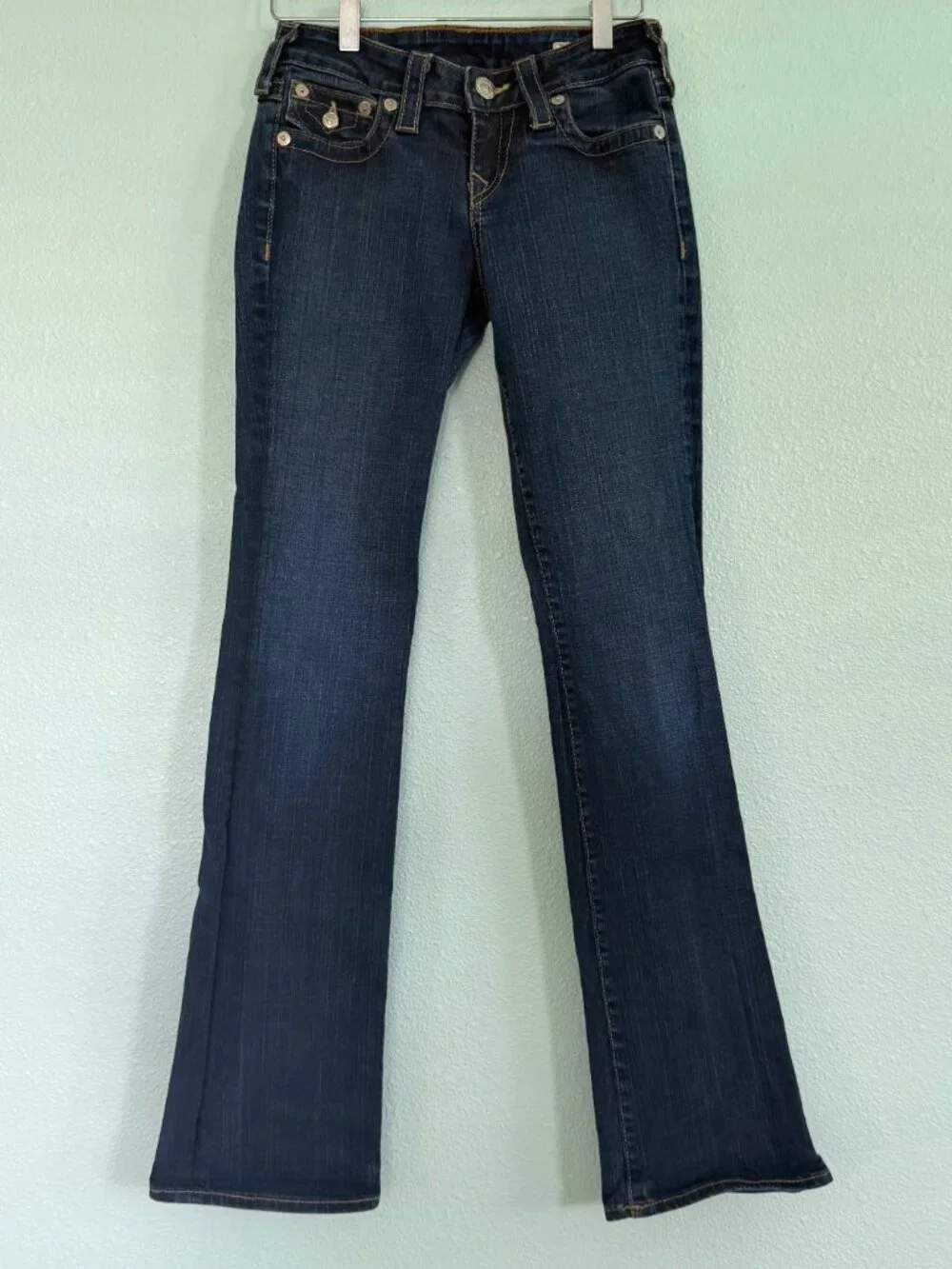 True Religion Dark Wash Becky Bootcut Jeans Size 25